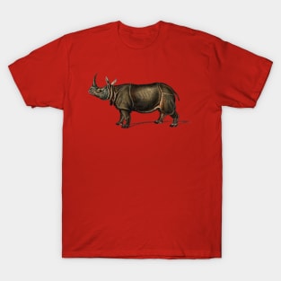 Vintage Indian rhinoceros-the true unicorn T-Shirt